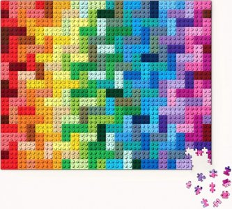Пазл Rainbow Bricks (1000 элементов) Lego