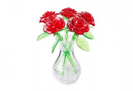 3D головоломка Букет в вазе 90352 Crystal Puzzle