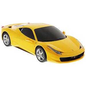 Радиоуправляемая машинка  Ferrari 458 Italia, 1:18, желтая Rastar. Цвет: желтый