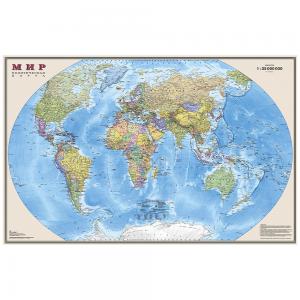 Настенная карта  Мир. Политическая 1:35М Ди Эм Би