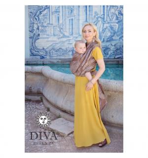 Слинг-шарф для беременных и кормящих  Moka Linen, цвет: кофейный Diva Essenza