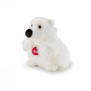 Мягкая игрушка  Белый медведь - пушистик 16x20x20 см Trudi