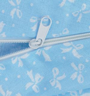 Наволочка Кроха длина по краю 180 см, цвет: голубой Smart-textile