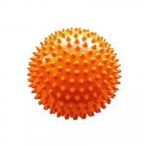 Мяч ёжик оранжевый, 8,5 см, МалышОК