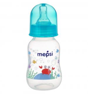 Бутылочка  пластик с рождения, 250 мл, цвет: голубой Mepsi