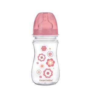 Бутылочка  Newborn baby полипропилен с 3 мес, 240 мл, цвет: розовый Canpol