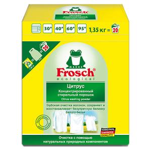 Стиральный порошок  Цитрус с отбеливателем, 1,35 кг Frosch