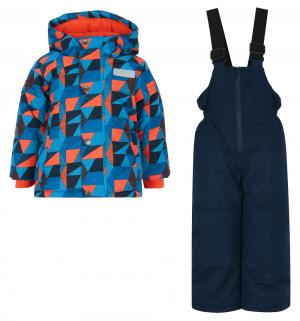 Комплект куртка/полукомбинезон , цвет: голубой/оранжевый Salve by Gusti