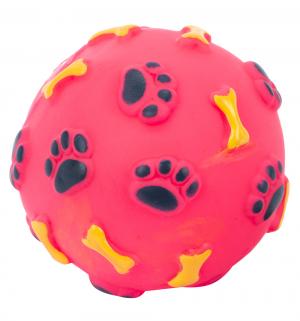 Игрушка для собак  Мячик с отпечатками лап и косточек, , 8см Beeztees