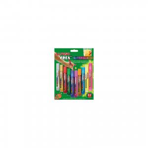 Гелевые карандаши CREA Classic&Neon (гель-краски с блестками для декорирования), 8 Classic + 2 Neon = 10 цв. ALPINO