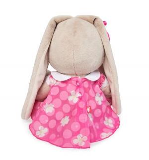 Мягкая игрушка  Зайка Ми в розовом платье с белым воротничком 23 см Budi Basa