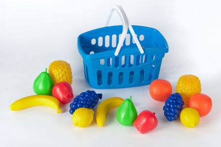 Набор фруктов в корзине Toys Plast