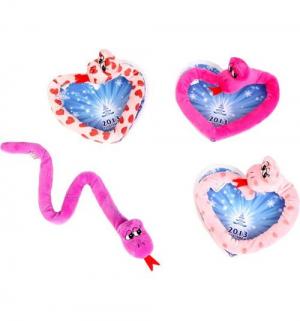 Мягкая игрушка  Змейка Сердце 41 см Plush apple