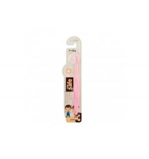 Зубная щетка  Kids Safe с серебряным покрытием, цвет: розовый Lion