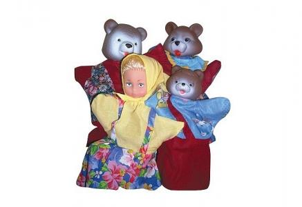 Кукольный театр Три медведя 4 персонажа Русский стиль
