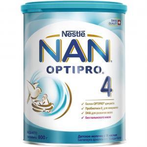 Детское молочко  Optipro 4 с 18 месяцев, 800 г Nan