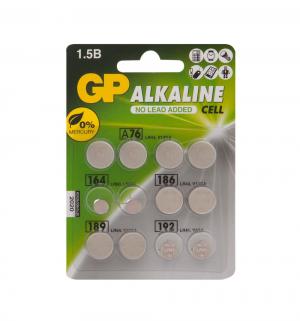 Батарейки  Алкалиновые дисковые ACM01 (1.5v), 12 шт. GP