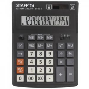 Калькулятор настольный Plus STF-333 16 разрядов Staff
