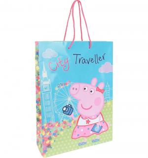 Подарочный пакет  Пеппа на каникулах, 35 х 25 9 см Peppa Pig