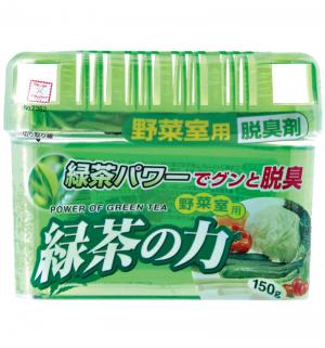 Дезодорант-поглотитель неприятных запахов для холодильников экстракт зелёного чая, 150 гр Kokubo