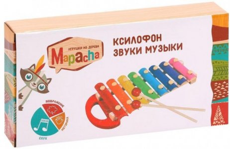Деревянная игрушка  Ксилофон Звуки музыки Mapacha
