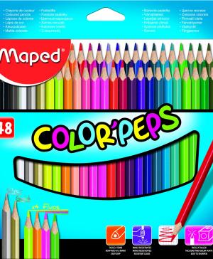Набор из 48 цветных карандашей ColorPeps Maped