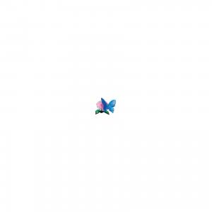 Кристаллический пазл 3D Голубая бабочка, Crystal Puzzle