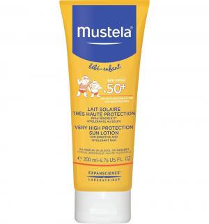 Молочко  солнцезащитное SPF 50+ Mustela