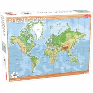 Пазлы Карта мира (1000 элементов) Tactic Games