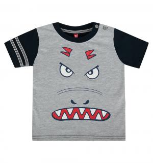 Футболка  Поло, цвет: серый Kiki Kids