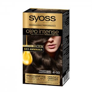 Oleo Intense Краска для волос 4-50 Графитовый каштановый Syoss