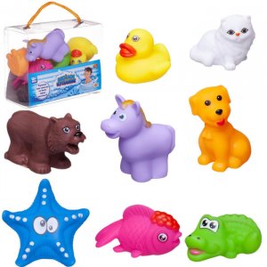 Набор резиновых игрушек для ванной Веселое купание 8 предметов ABtoys