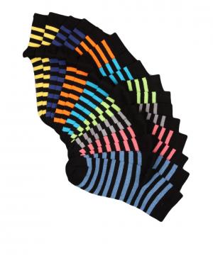 Комплект из 10-ти пар носков Цветные полоски Bondy wellness