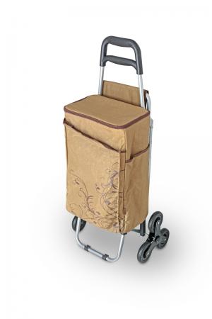 Сумка-термос  для хранения питания Wheeled Shopping Trolley на колесиках, цвет: коричневый Thermos