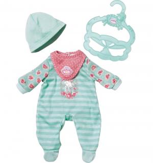 Одежда для куклы  My first зеленый Baby Annabell