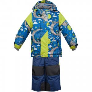Комплект: куртка и полукомбинезон Нильс  ACTIVE для мальчика OLDOS. Цвет: синий