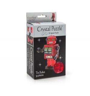 Головоломка 3D  Робот красный цвет: Crystal Puzzle