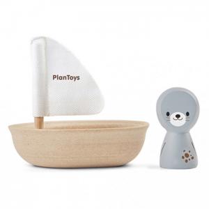 Деревянная игрушка  Лодка и тюлень Plan Toys