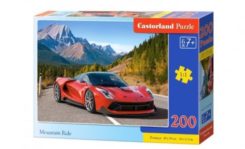 Puzzle Спорткар в горах (200 элементов) Castorland