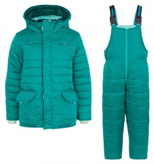 Комплект куртка/полукомбинезон  Изумруд, цвет: зеленый Даримир