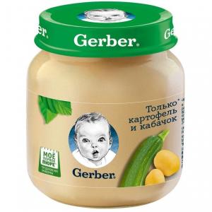 Пюре  картофель-кабачок с 5 месяцев, 130 г Gerber