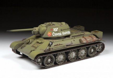 Сборная модель Советский средний танк Т-34/76 1942 г. Звезда